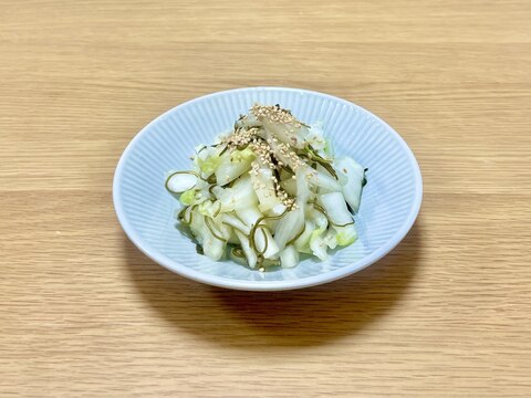 四毒抜き◆刻み昆布と白菜の浅漬け